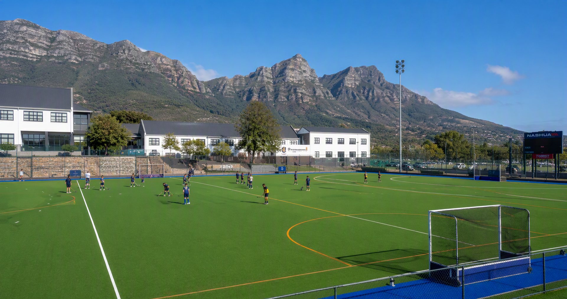 Artificial hockey grass pitch installed by Hockey Grass SA — hockey turf projects in Bloemfontein